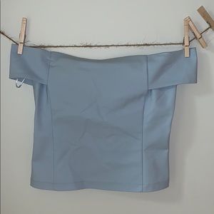 ⭐️ BLUE CROP TOP AND SKIRT SET⭐️